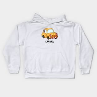 Car-amel Funny Candy Pun Kids Hoodie